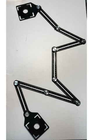 Shijing Tools Akıllı Yılan Gönye 8 Katlanır