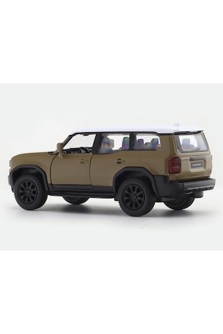 Uzak Doğu Serisi Toyota Land Cruiser 250 Prado Bej Açılır Kapılar Diecast Metal Model Araba 11 Cm