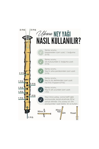Ubenu Ney Yağı Sandal Ağacı No.9