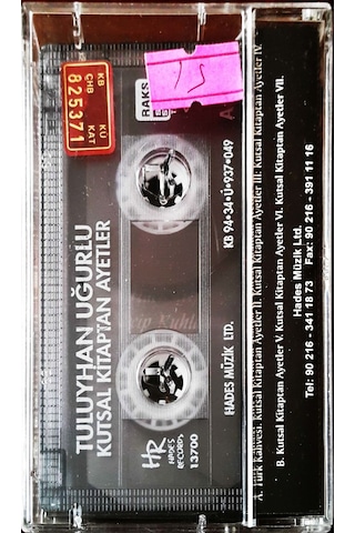 Plak Değildir Kaset Tir Tuluyhan Uğurlu Kutsal Kitaptan Ayetler