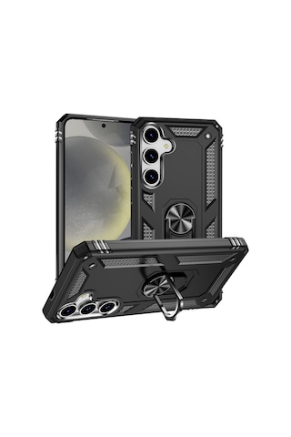 Galaxy S25 Plus Kılıf Zore Vega Kapak Siyah