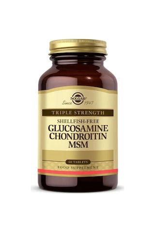 Solgar Glucosamine Chondroitin Msm 60 Tablet - Dmm00767