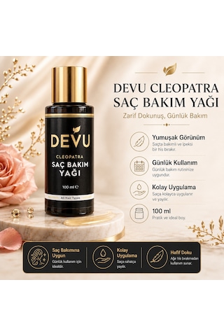 Devu Cleopatra Saç Bakım Yağı 100 ML