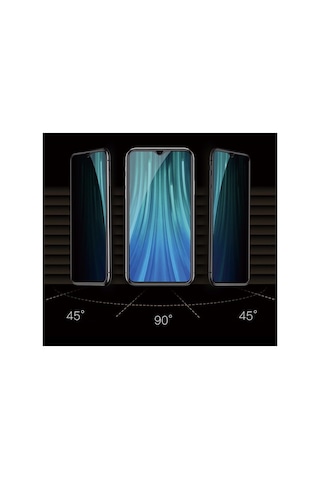 Realme C3 Mat Hayalet Ekran Gizli Privacy Tam Kaplayan Kırılmaz Cam Seramik Nano Ekran Koruyucu 69983933