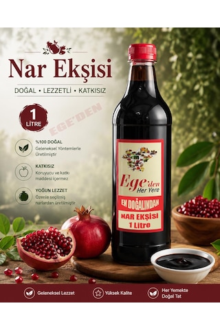 Nar Ekşisi Ev Yapımı Yöresel Doğal Katkısız 1 Litre