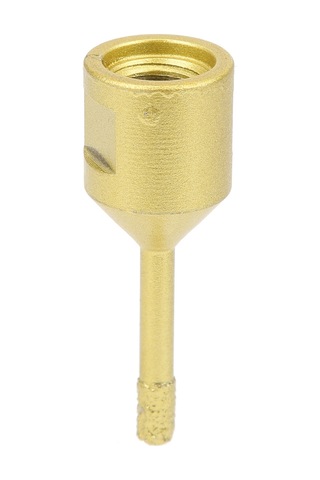 Symbee M14 Dişli Fırçalı El Matkap Uçları - 6mm Elmatkap Ve Bankamatik Uçları, Mermer Ve Beton Delme İçin 2 Adet El Aletleri