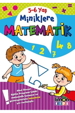 5-6 Yaş Miniklere Matematik- Limonkids