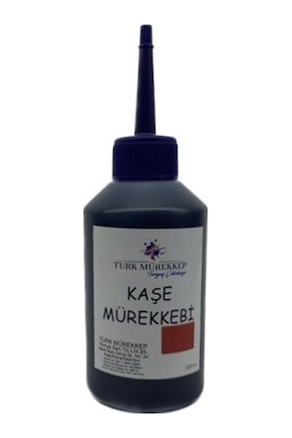 Turk Mürekkep Kaşe Mürekkebi 100 ML Kırmızı Turk Mürekkep Kaşe Mürekkebi 100 ML Kırmızı