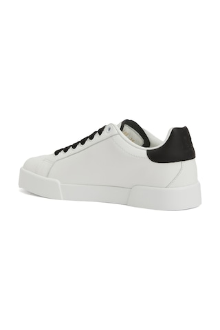 Dolce & Gabbana White Portofino Sneakers Beyaz