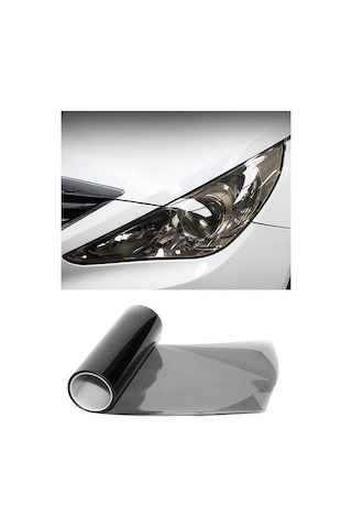 Far Stop Filmi Far Folyosu Açık Siyah Far Çizik Çizilme Engelleyici Folyo 100cm X 30cm