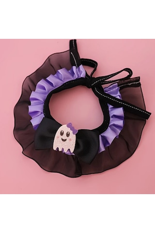 Willowhaven Halloween Evcil Hayvan Tasması A Stil M: Çıkarılabilir Önlük, Ayarlanabilir, Yarasa Kanatlı Diğer