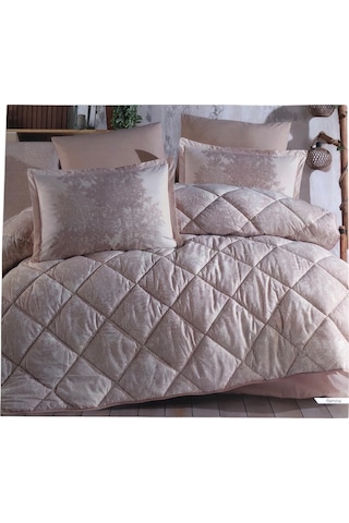 Clasy Ranforce %100 Pamuk Uyku Seti Çift Kişilik Ramina V1 Bej