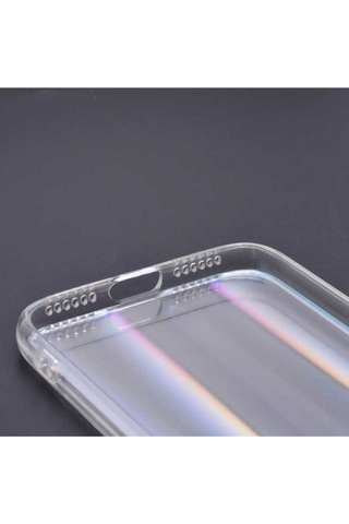Apple Uyumlu iPhone 8 Kılıf Zore Rainbow Kapak Renksiz