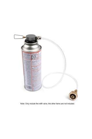 Neevoyu "kampçılar İçin Pratik Propan Gaz Dolum Valfi - Bakır Malzeme, Sızıntı Önleyici" Gümüş