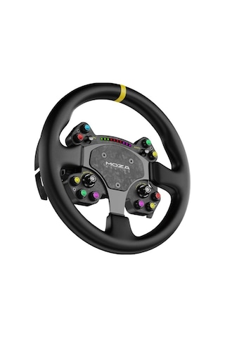 Moza Racing Rs V2 Steering Wheel Yuvarlak Deri Versiyon Direksiyon Simiti