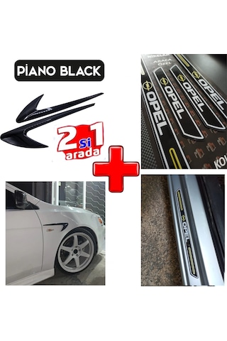 Opel Vivaro Kapı Eşiği Çamurluk Venti Piano Black