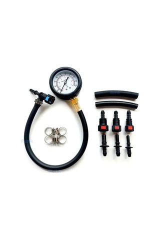 Xuweiwei Siyah Hassas Yakit Basinc Test Kiti Arabalar Motosikletler Kamyonlar İcin 0 100psı Gostergeli Dayanikli Yalitimli Malzeme