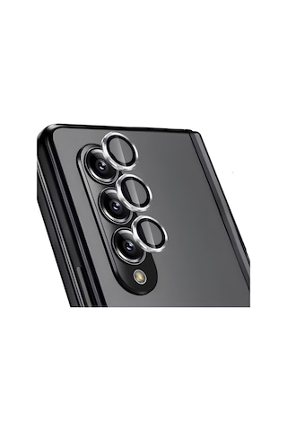 Samsung Galaxy Uyumlu Z Fold 6 Metal Çerçeveli Kamera Koruma Lensi