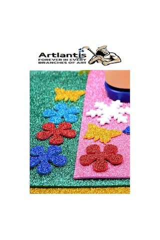 Artlantis Mor Yapışkanlı Simli Eva 50x70 Cm 3 Adet