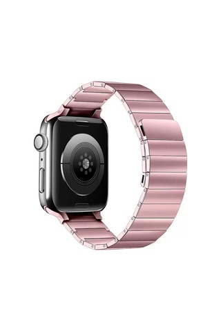 Newface Apple Watch Uyumlu 38mm Kr404 Huks Kordon - Rose Gold