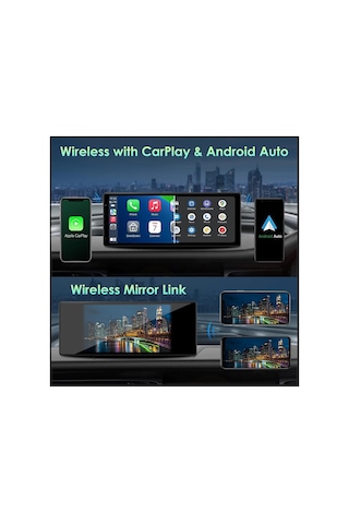 10.26 İnç Car Play İos Android Uyumlu 4k Ultra Hd Ön Arka Araç Kamerası Büyük Ekran Wifi Bluetooth