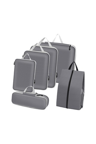Suntek 6x Bagaj Düzenleyici Torbalar Seyahat Essentials Gri Gri Diğer