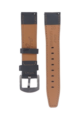 Fro Lw38-43 20 Mm Hakiki Deri Düz Haki Kordon Silver Toka