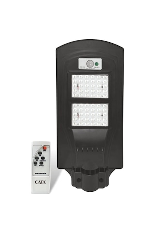 Bay 1 Adet Cata Ct 4691 Solar Güneş Enerjili 120w Sensörlü Sokak Armatür 6400k Beyaz Işık Najmaddin