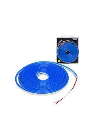 12 Volt 5 Metre Neon Led Şerit MAVİ