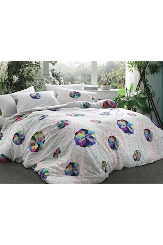 Taç Bambu Bamboo Cotton Rainbow Nevresim Takımı Çift Kişilik (425520341) Çok Renkli
