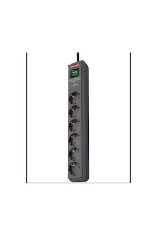 Brennenstuhl Eco Line Serisi 6 Soketli 13.500a Akım Koruyucu Priz 5 Metre