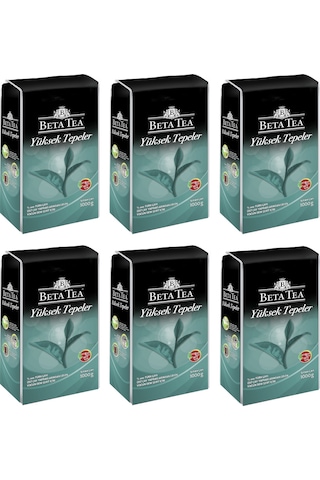 Beta Tea Yüksek Tepeler Siyah Çay 1000 gr (6 Paket) Beta Tea Yüksek Tepeler Siyah Çay 1000 gr (6 Paket)