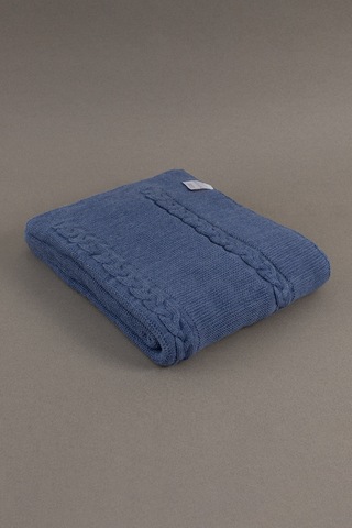 Trenza İndigo Çift Kişilik Battaniye 200x220 15040 Indigo