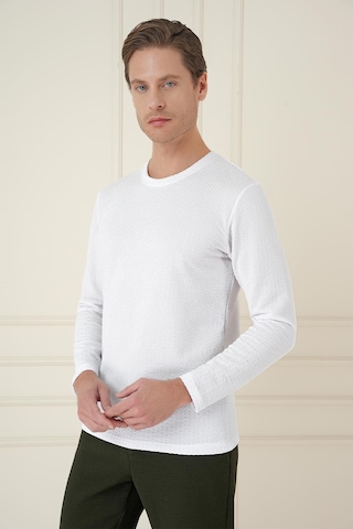 Efor Ts 889 Slim Fit Beyaz Spor T-shirt Beyaz