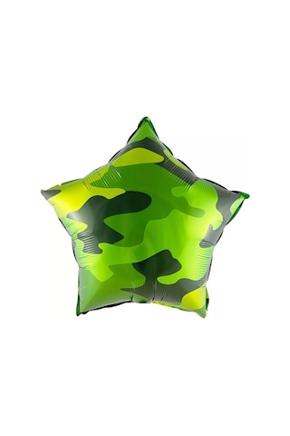 Love Land Muharebe Balonları Askeri Tema Terhis Ordu Kamuflaj 5 Adet 206005835 YEŞİL