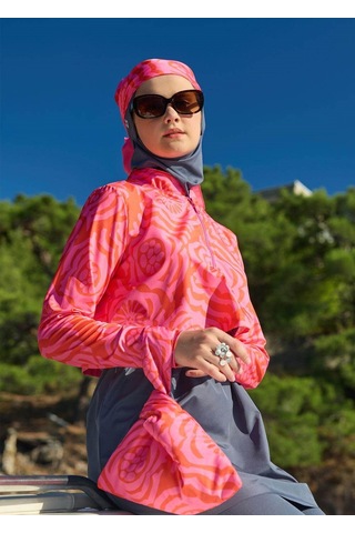 Mayovera Tesettür Mayo - Dinamik Pembe Pembe
