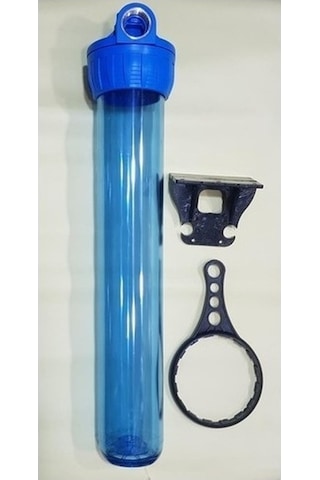Orbita 20" İnç Tekli Boş Su Arıtma Filtre Kabı Bağlantı Çapı Seçenekli-1"