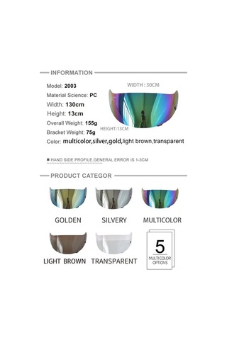 Novahub Dayanıklı Motosiklet Kask Camı: Uv Ve Çizilmeye Karşı Koruma, Güvenli Sürüş İçin Multicolor Seçenekler Multicolor