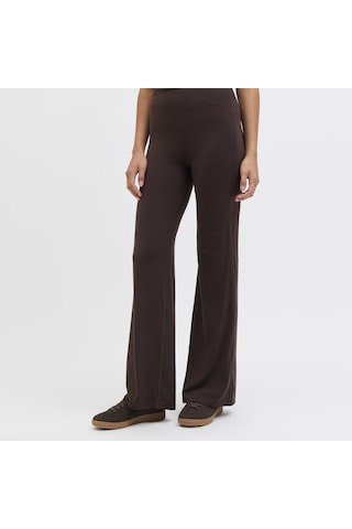 Jack & Jones Kadin Yuksek Bel Yoga Tayti Interlock Kumas Esnek Spor Tayt - 12292391 Seal Brown
