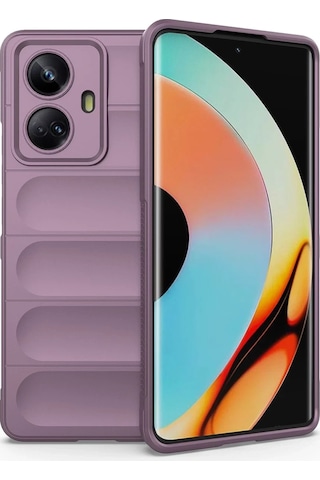 Cosmotex Newface Realme 10 Pro 5g Kılıf Optimum Silikon - Mor