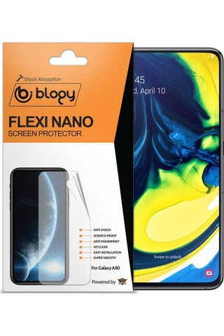 Blogy Galaxy A80 İle Uyumlu Flexi Nano Ekran Koruyucu