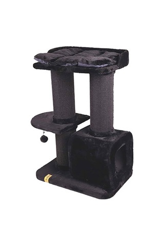 M-pets Panther Premium Casbah Kedi Tırmalama Ağacı Siyah 68x48x98 Cm 244-54034.01