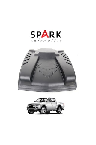 Mitsubishi L200 2007-2015 Yıl Aralığı Uyumlu Ön Kaput Büyük Scoop Siyah