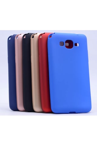 Samsung Uyumlu Galaxy J5 2016 Kilif Mat Estetik Silikon Gold 251609077