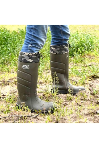 Polly Boot Galaxy Vega Konçlu Uzun Çizme Haki