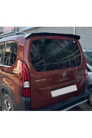 Peugeot Rıfter Spoiler Arka Rüzgarlık Parlak Siyah Boyalı