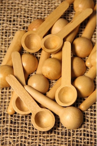 Evonox 12 Adet Bambu Baharat Kaşığı Ve Ölçek Kaşığı, Bambu Reçel Bal Kaşığı 12 Adet / Doğal Ve Şık 12 Diğer 70035160