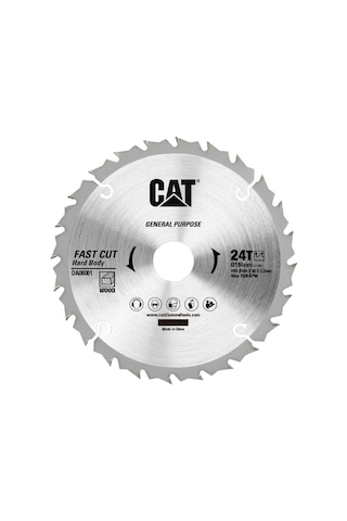 Cat Da08001 184x30mm Ahşap Kesme Elmas, Daire Testere Bıçağı 24 Diş Fr Da08001