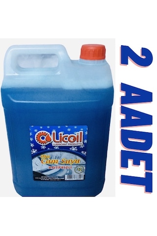 Licoil Cam Suyu Antifrizli &Parfümlü&Şampuanlı-12C 2X5Lt 10Litre N11.491