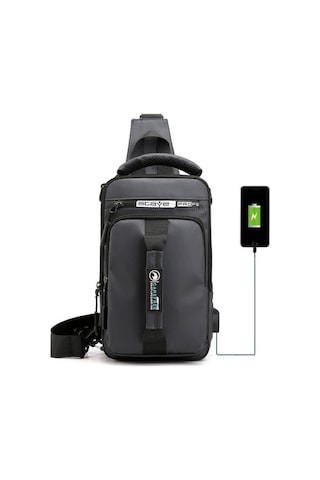 Tenfowee Erkekler İçin Çok Fonksiyonlu Usb Şarjlı Çanta - Tek/çift Omuzlu, Çapraz Askılı, El Tutulu Seyahat Sirt Çantası